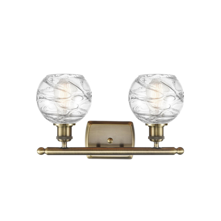 Innovations Ballston 516-2W-AB-G1213-6-LED Bath Vanity Light 16 in. wide - Antique Brass