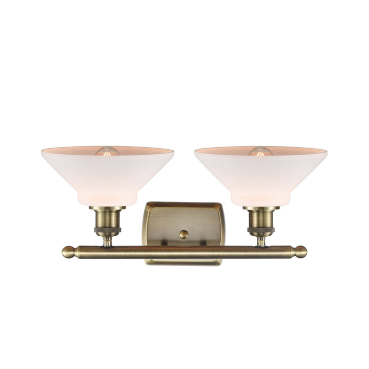 Innovations Ballston 516-2W-AB-G131-LED Bath Vanity Light 18 in. wide - Antique Brass