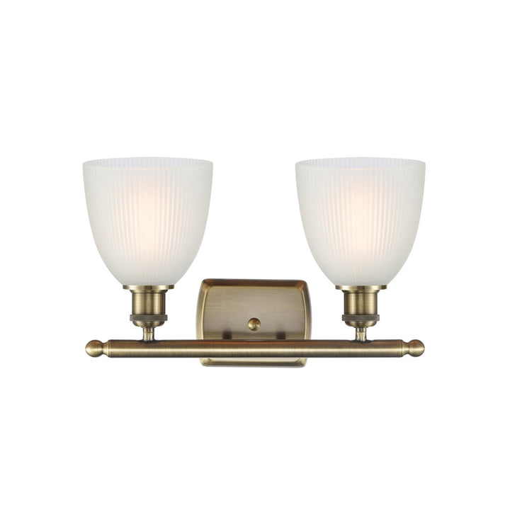 Innovations Ballston 516-2W-AB-G381-LED Bath Vanity Light 16 in. wide - Antique Brass