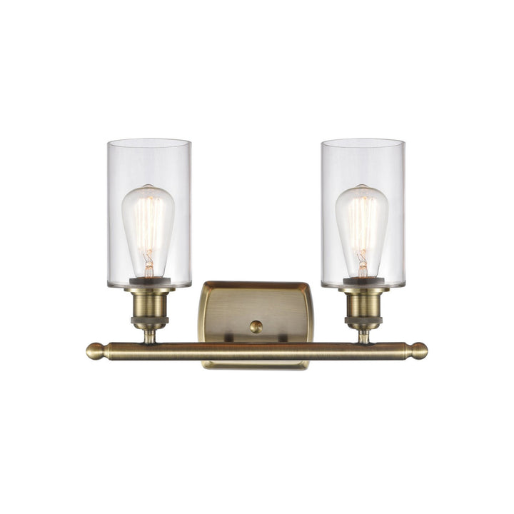 Innovations Ballston 516-2W-AB-G802-LED Bath Vanity Light 16 in. wide - Antique Brass