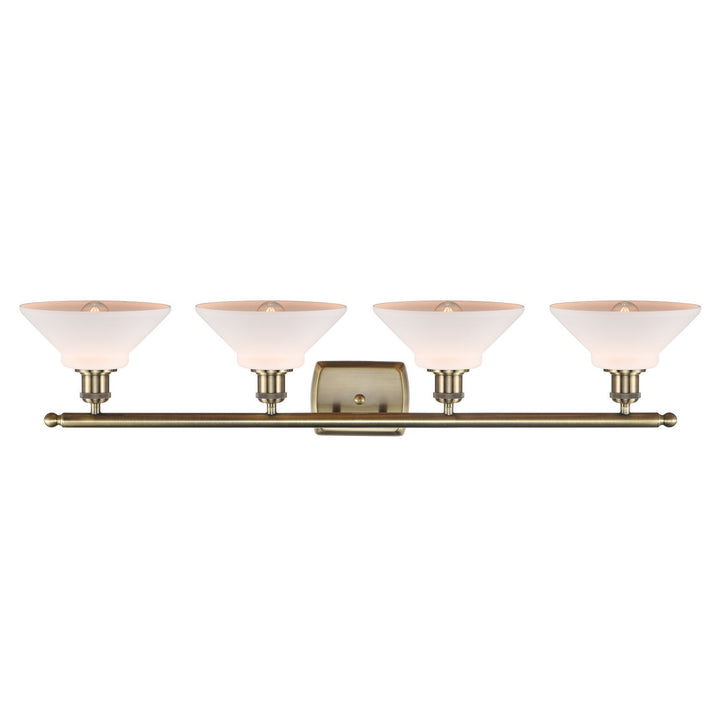 Innovations Ballston 516-4W-AB-G131 Bath Vanity Light 36 in. wide - Antique Brass