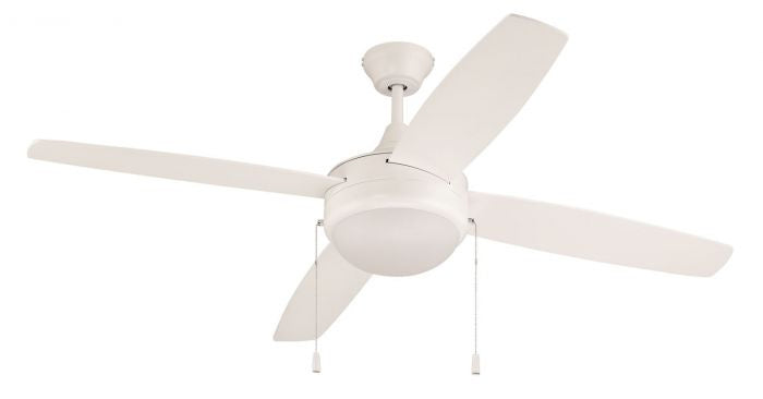 Craftmade Phaze Energy Star 4 Blade EPHA52W4 Ceiling Fan 52 - White, White/White/