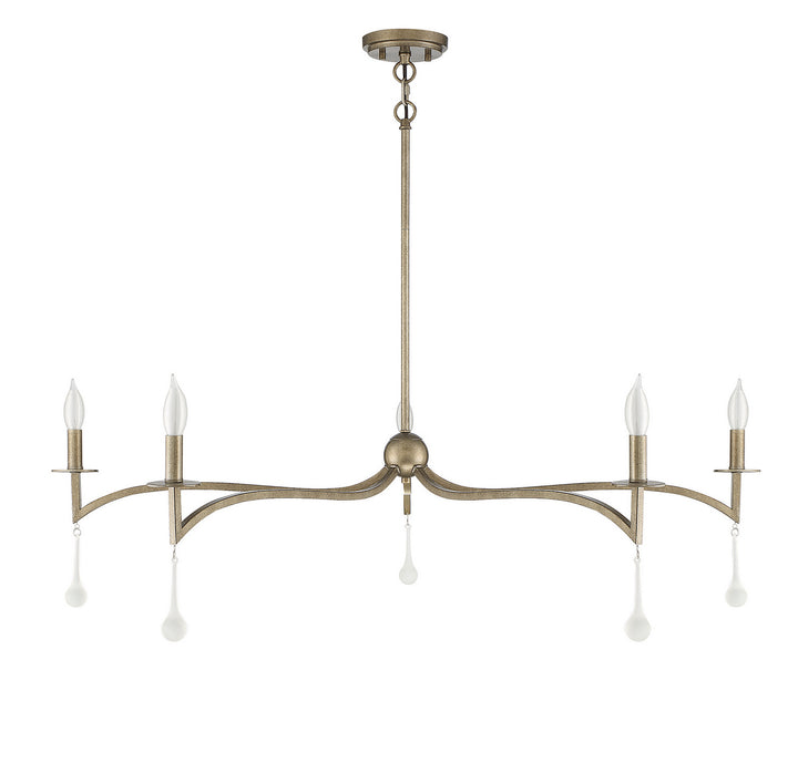 Savoy House Laramie 1-1099-5-182 Chandelier Light - Chelsea Gold