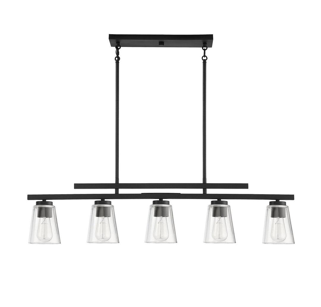 Savoy House Calhoun 1-1023-5-89 Pendant Light - Matte Black