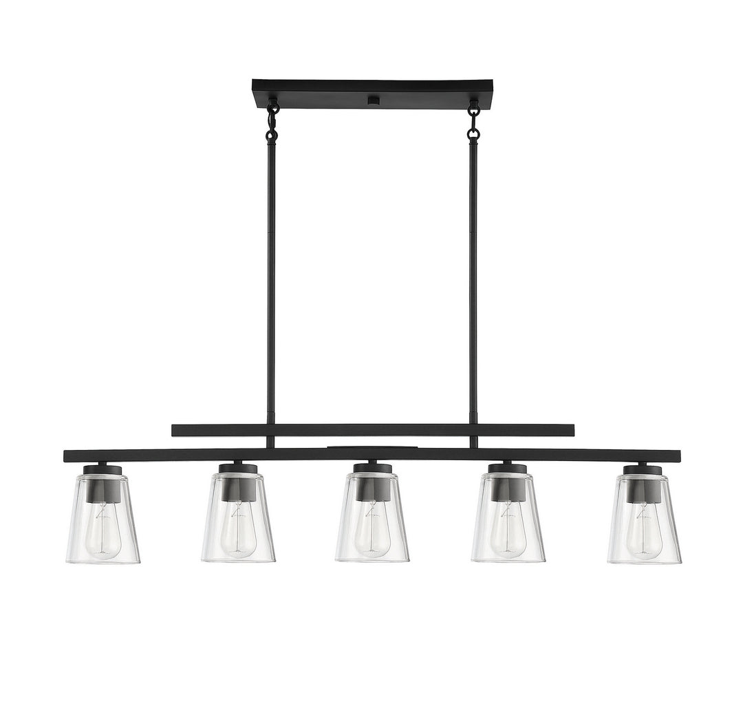 Savoy House Calhoun 1-1023-5-89 Pendant Light - Matte Black