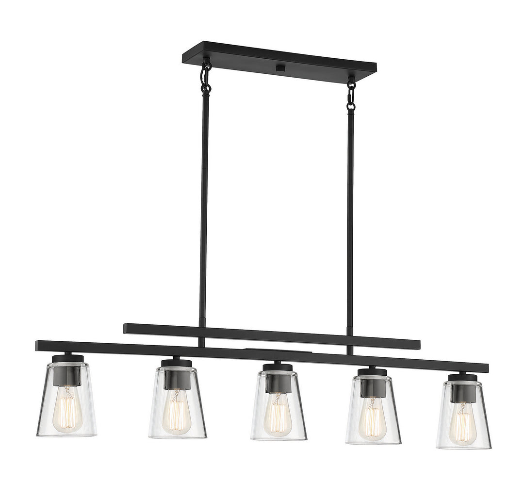 Savoy House Calhoun 1-1023-5-89 Pendant Light - Matte Black