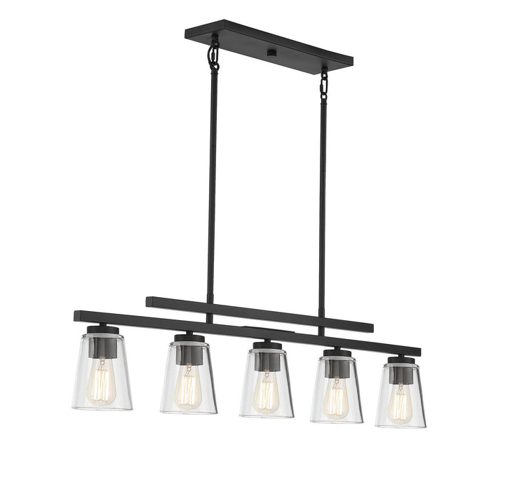 Savoy House Calhoun 1-1023-5-89 Pendant Light - Matte Black