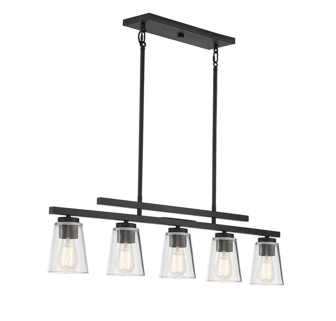 Savoy House Calhoun 1-1023-5-89 Pendant Light - Matte Black