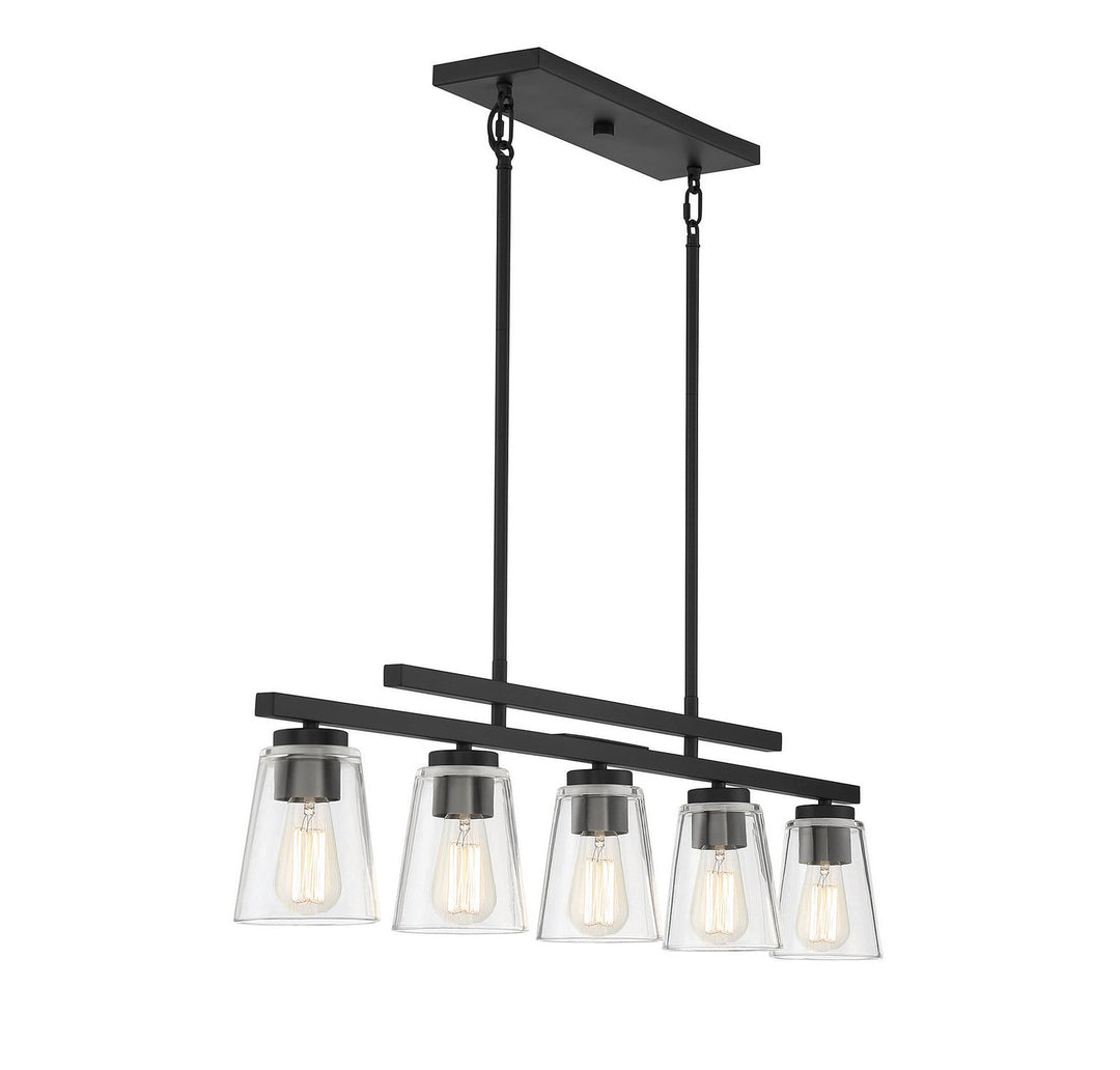 Savoy House Calhoun 1-1023-5-89 Pendant Light - Matte Black