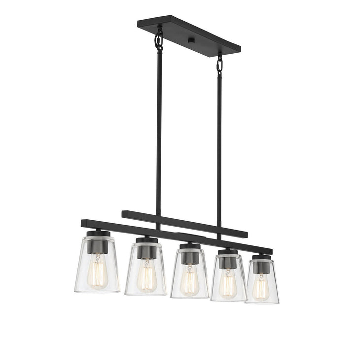 Savoy House Calhoun 1-1023-5-89 Pendant Light - Matte Black