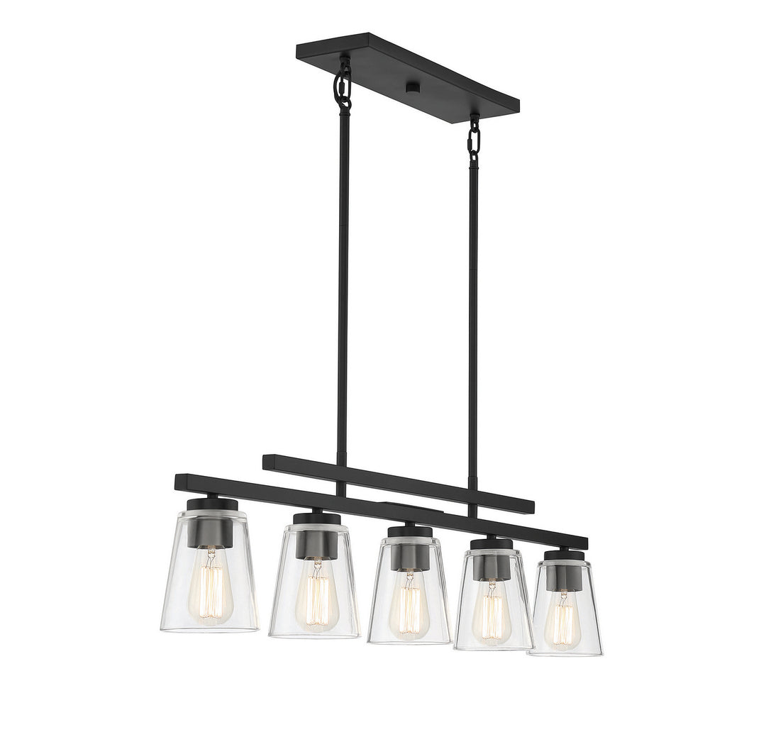 Savoy House Calhoun 1-1023-5-89 Pendant Light - Matte Black