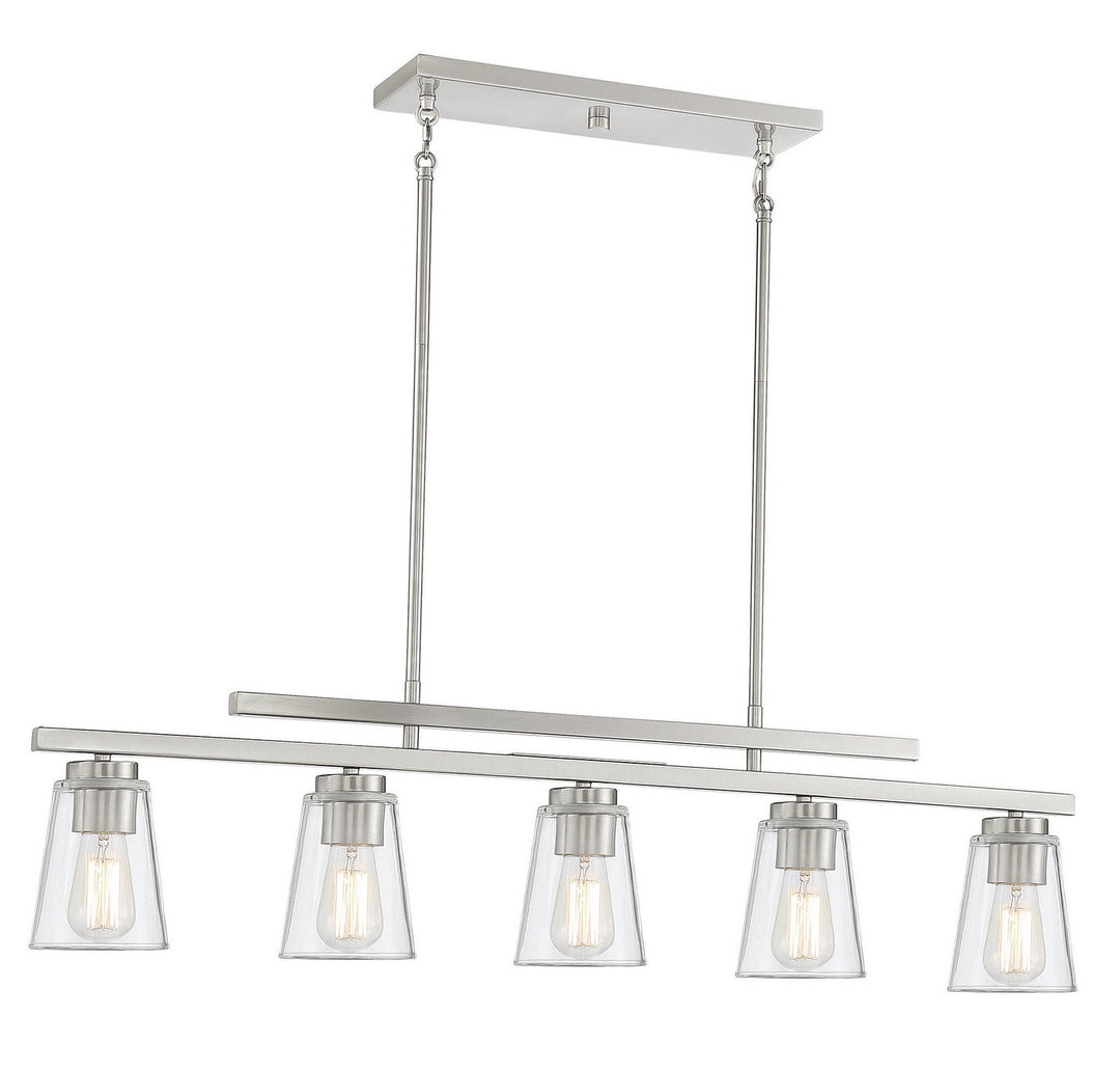Savoy House Calhoun 1-1023-5-SN Pendant Light - Satin Nickel