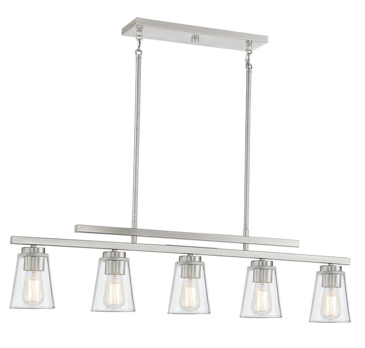 Savoy House Calhoun 1-1023-5-SN Pendant Light - Satin Nickel