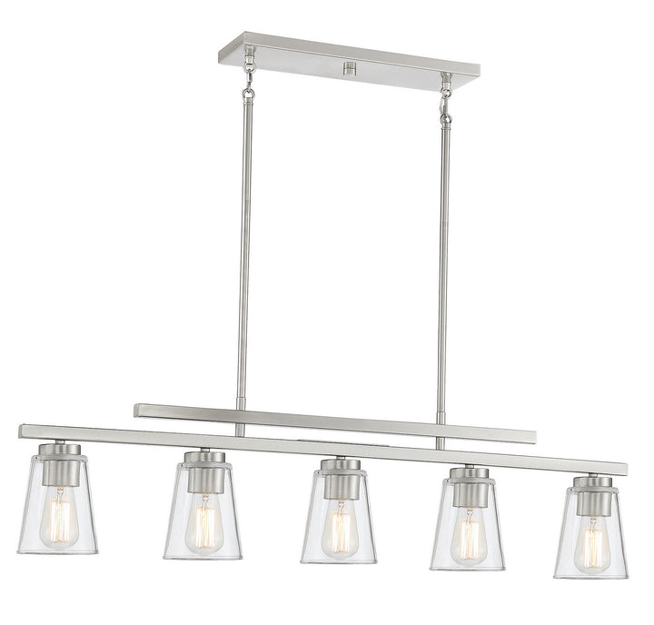 Savoy House Calhoun 1-1023-5-SN Pendant Light - Satin Nickel