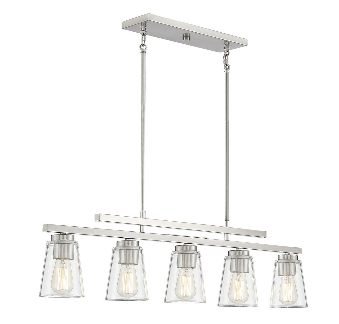 Savoy House Calhoun 1-1023-5-SN Pendant Light - Satin Nickel