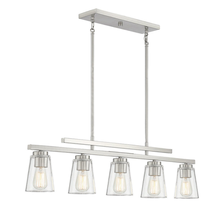 Savoy House Calhoun 1-1023-5-SN Pendant Light - Satin Nickel