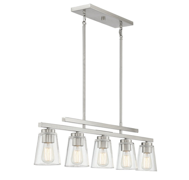 Savoy House Calhoun 1-1023-5-SN Pendant Light - Satin Nickel