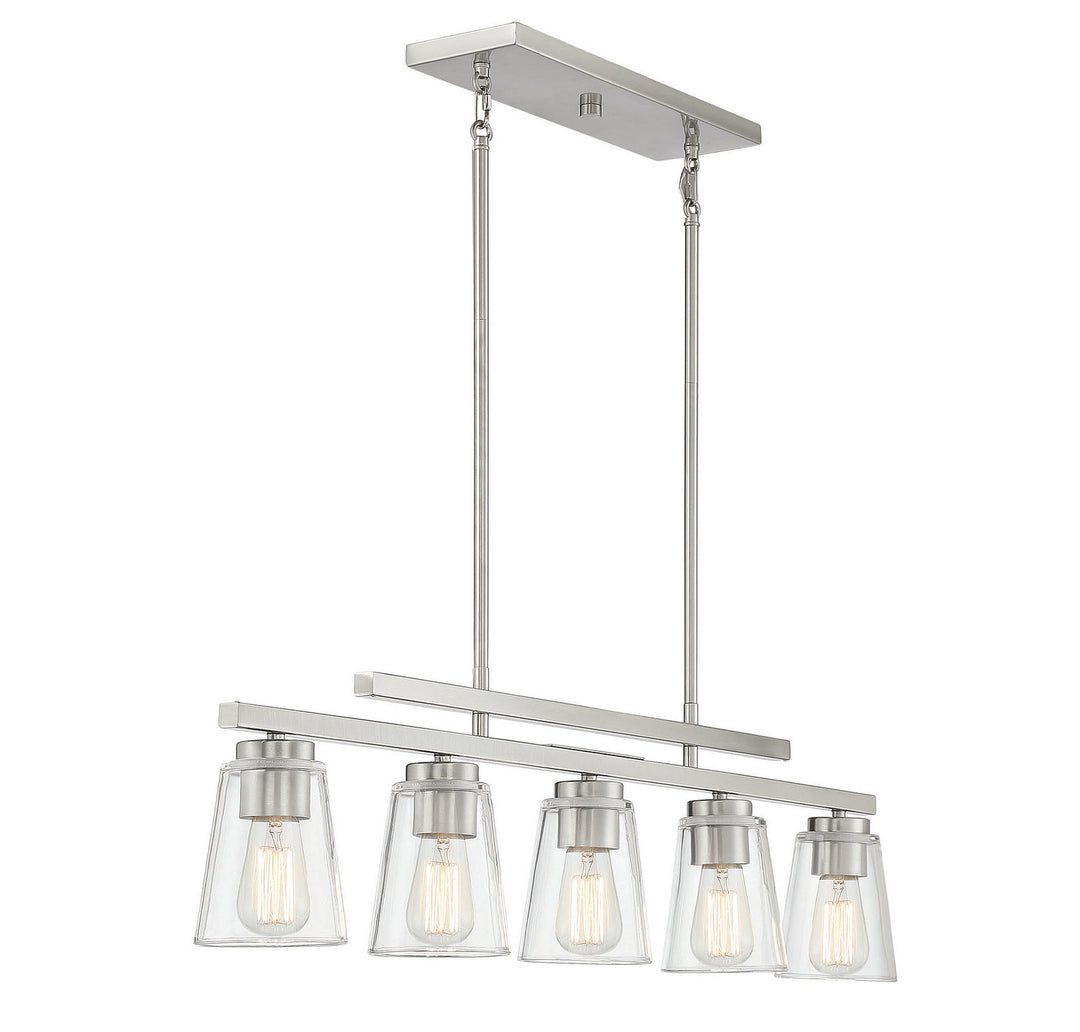 Savoy House Calhoun 1-1023-5-SN Pendant Light - Satin Nickel