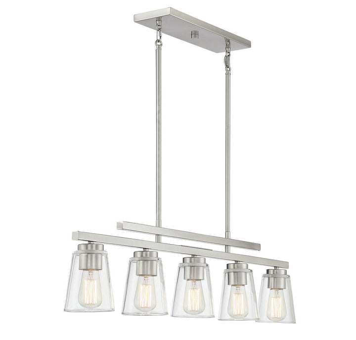 Savoy House Calhoun 1-1023-5-SN Pendant Light - Satin Nickel