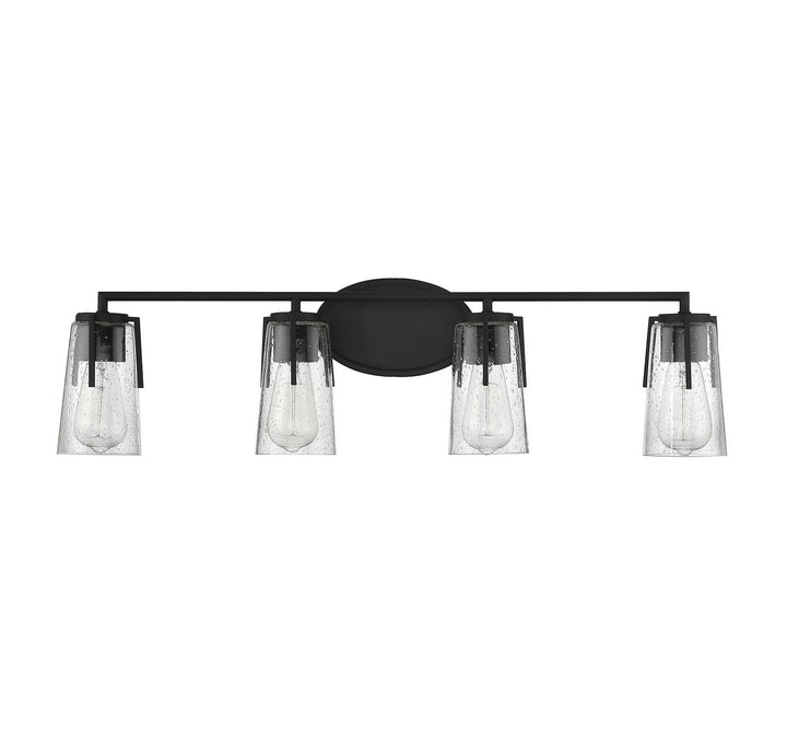 Savoy House Sacremento 8-7045-4-BK Bath Vanity Light 32 in. wide - Black