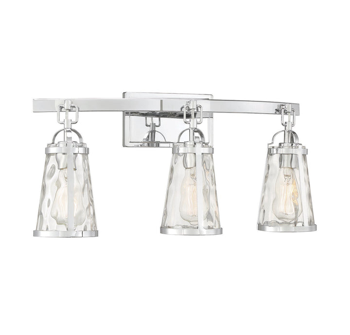 Savoy House Albany 8-560-3-11 Bath Vanity Light 24 in. wide - Polished Chrome