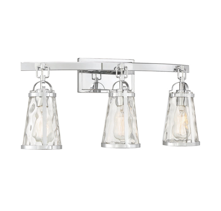 Savoy House Albany 8-560-3-11 Bath Vanity Light 24 in. wide - Polished Chrome