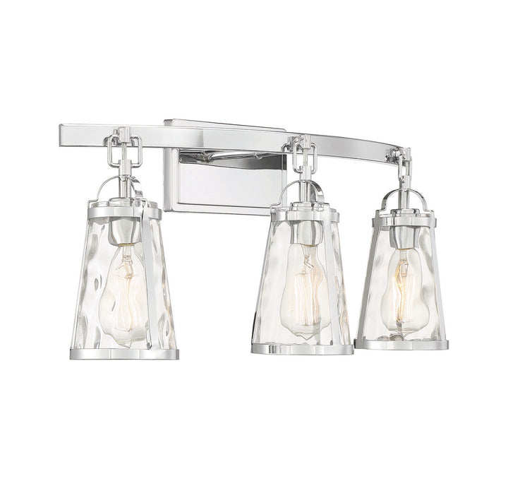 Savoy House Albany 8-560-3-11 Bath Vanity Light 24 in. wide - Polished Chrome