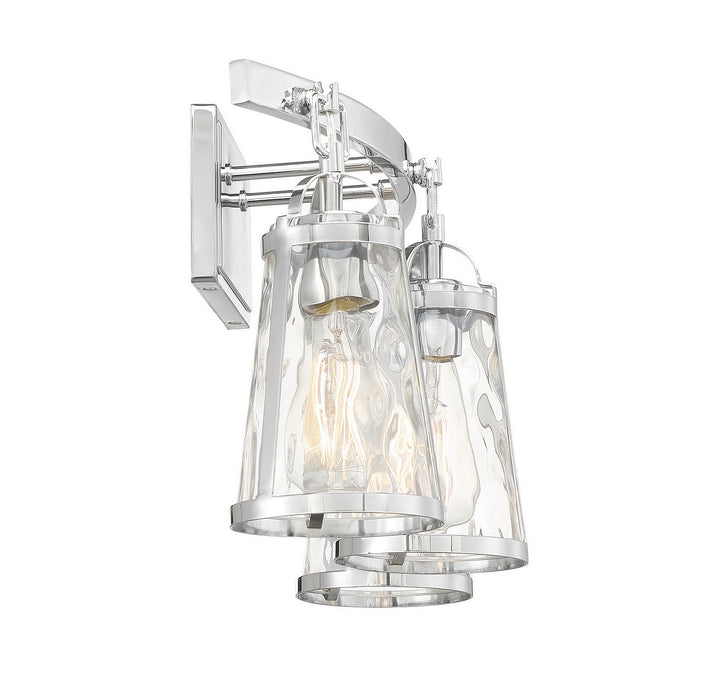 Savoy House Albany 8-560-3-11 Bath Vanity Light 24 in. wide - Polished Chrome