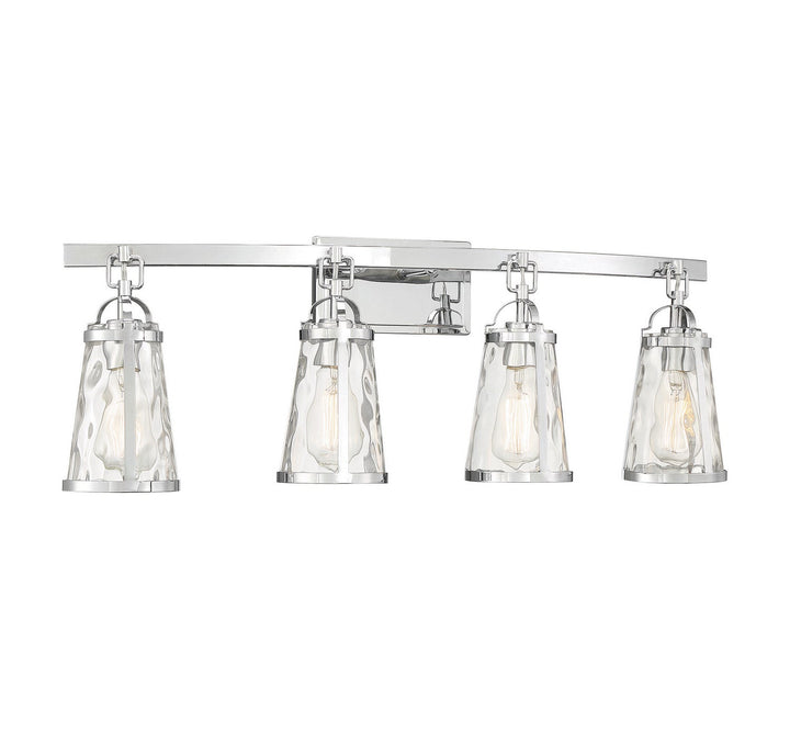 Savoy House Albany 8-560-4-11 Bath Vanity Light 32 in. wide - Polished Chrome