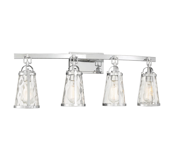 Savoy House Albany 8-560-4-11 Bath Vanity Light 32 in. wide - Polished Chrome