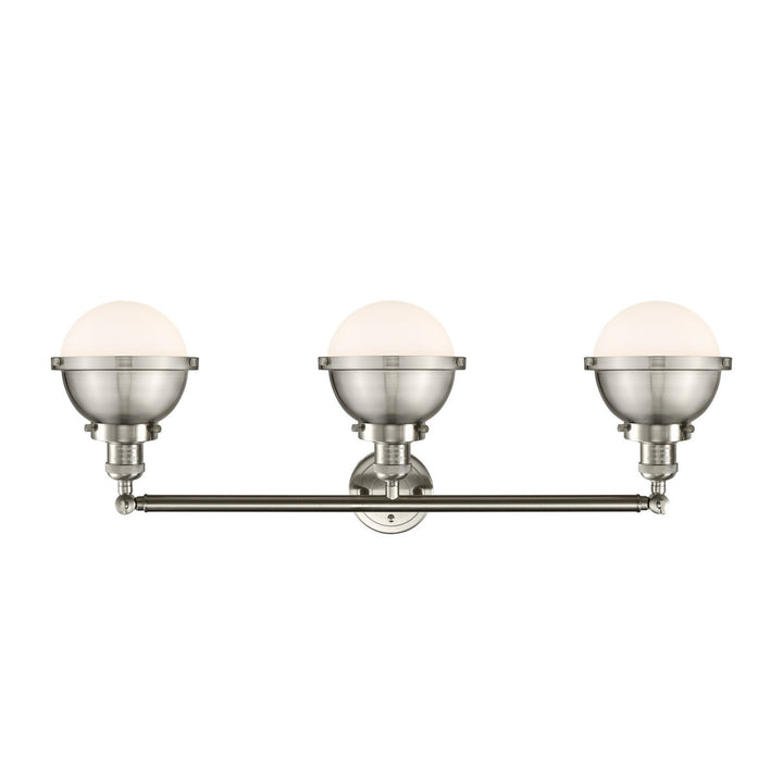 Innovations Franklin Restoration 205-SN-HFS-61-SN-LED Bath Vanity Light 34 in. wide - Brushed Satin Nickel