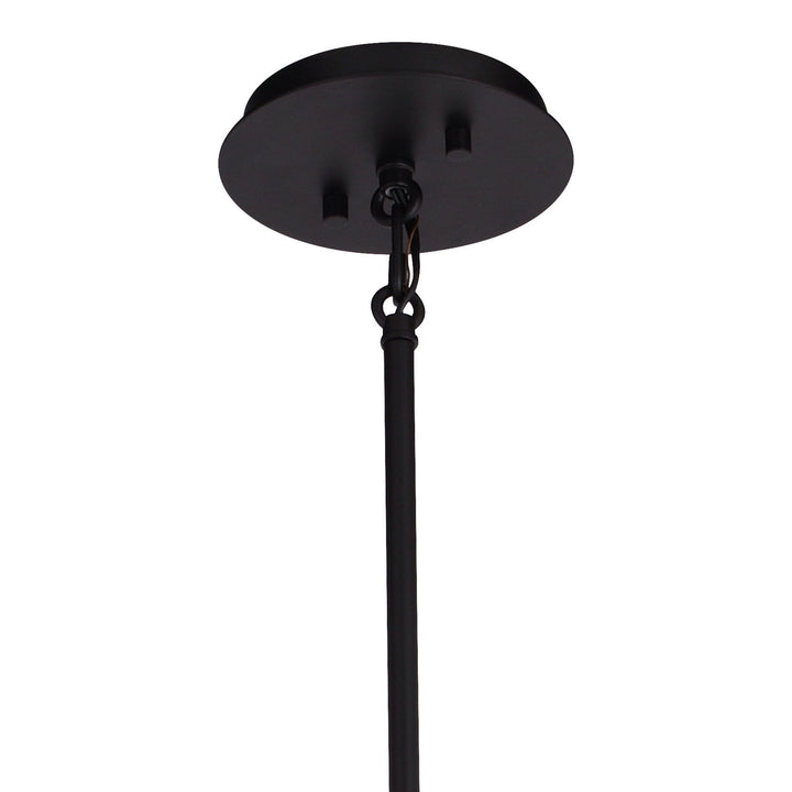 Vaxcel Bridgeview P0339 Pendant Light - Oil Rubbed Bronze and Light Walnut