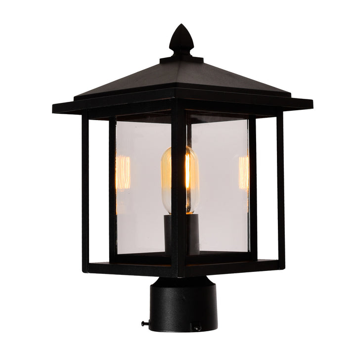 Cwi Lighting 0417PT9-1-101  Crawford Outdoor Black