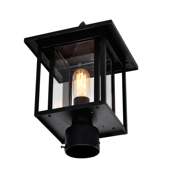 Cwi Lighting 0417PT9-1-101  Crawford Outdoor Black