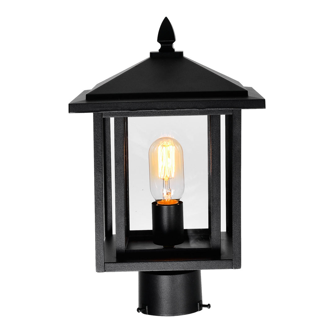 Cwi Lighting 0417PT9-1-101  Crawford Outdoor Black
