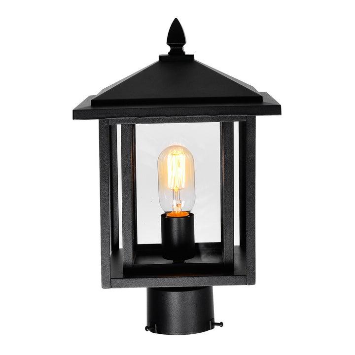 Cwi Lighting 0417PT9-1-101  Crawford Outdoor Black