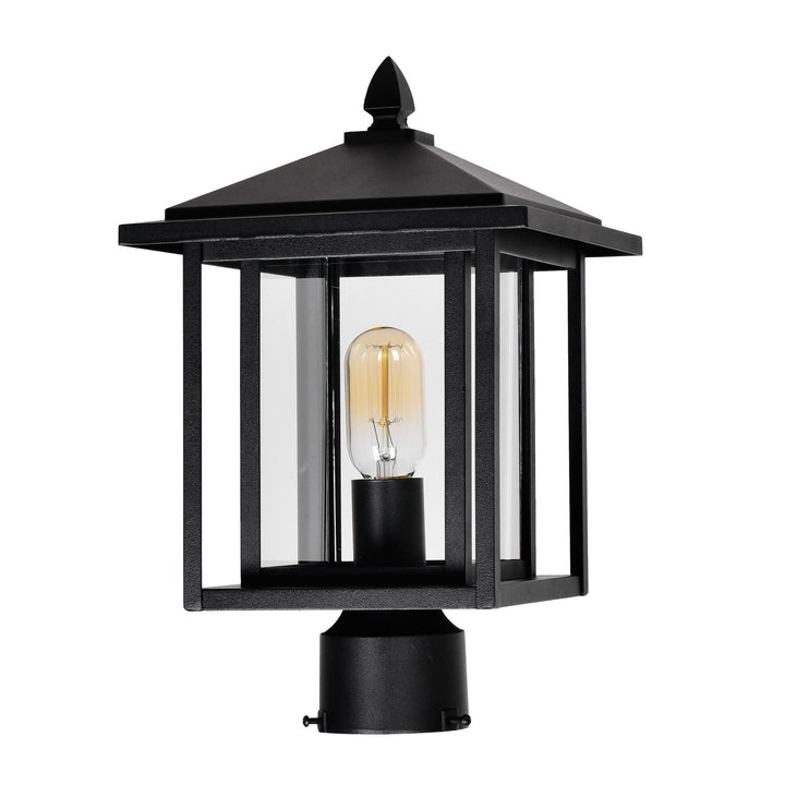 Cwi Lighting 0417PT9-1-101  Crawford Outdoor Black