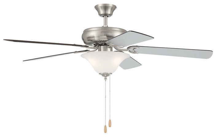 Craftmade Lighting DCF52BNK5C1W  Decorator's Choice Bowl Light Kit Fan Brushed Polished Nickel