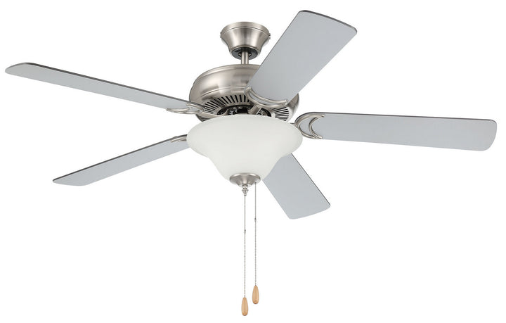 Craftmade Lighting DCF52BNK5C1W  Decorator's Choice Bowl Light Kit Fan Brushed Polished Nickel