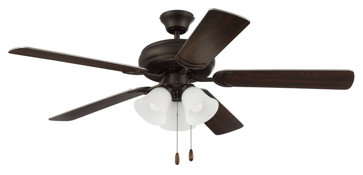 Craftmade Lighting DCF52ESP5C3W  Decorator's Choice 3 Light Kit Fan Espresso