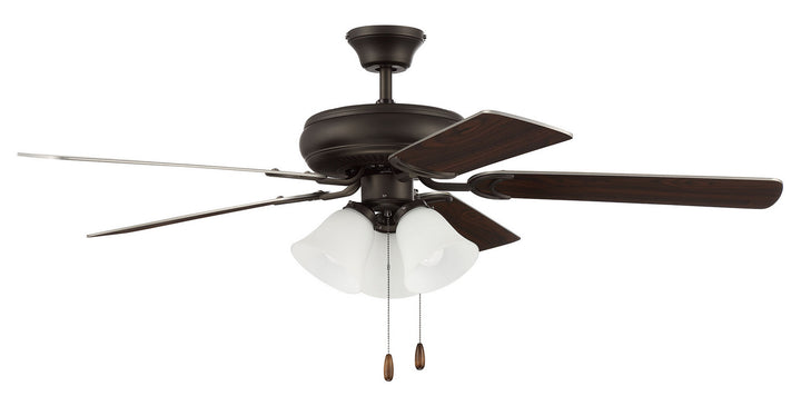 Craftmade Lighting DCF52ESP5C3W  Decorator's Choice 3 Light Kit Fan Espresso