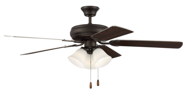 Craftmade Lighting DCF52ESP5C3W  Decorator's Choice 3 Light Kit Fan Espresso
