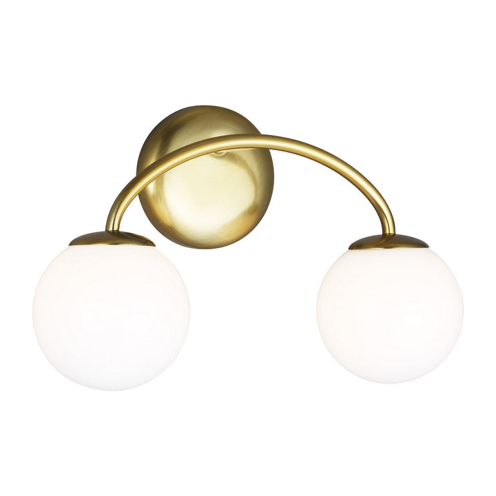 Visual Comfort Studio Galassia AEV1012BBS Bath Vanity Light 15 in. wide - Burnished Brass