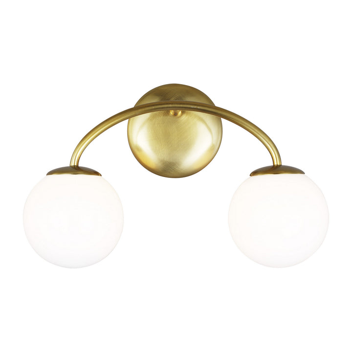 Visual Comfort Studio Galassia AEV1012BBS Bath Vanity Light 15 in. wide - Burnished Brass