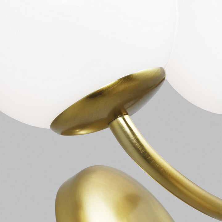 Visual Comfort Studio Galassia AEV1012BBS Bath Vanity Light 15 in. wide - Burnished Brass