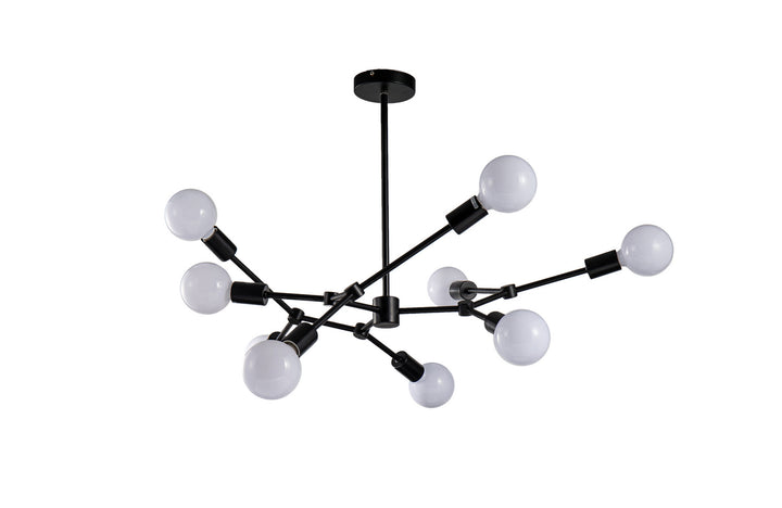 Bethel International GL329C30B Chandelier Light - Matte Black