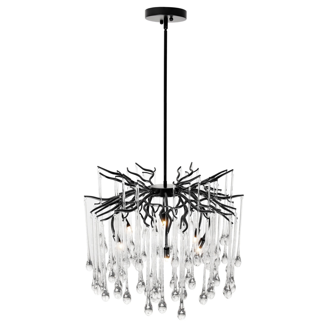 CWI Anita 1094p26-6-101 Chandelier Light - Black