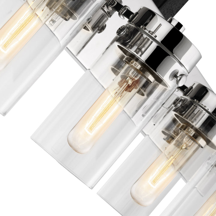 Nuvo Intersection 60-7634 Bath Vanity Light 31 in. wide - Polished Nickel