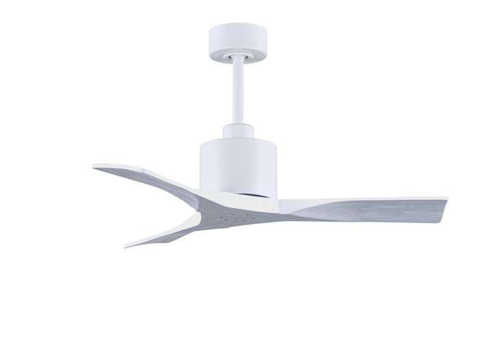 Matthews Fan Company Nan NK-MWH-MWH-42 Ceiling Fan - Matte White, Matte White/