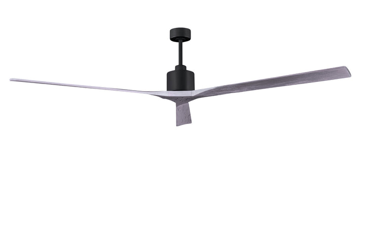 Matthews Fan Company Nan XL NKXL-BK-BW-90 Ceiling Fan - Matte Black, Barnwood Tone/